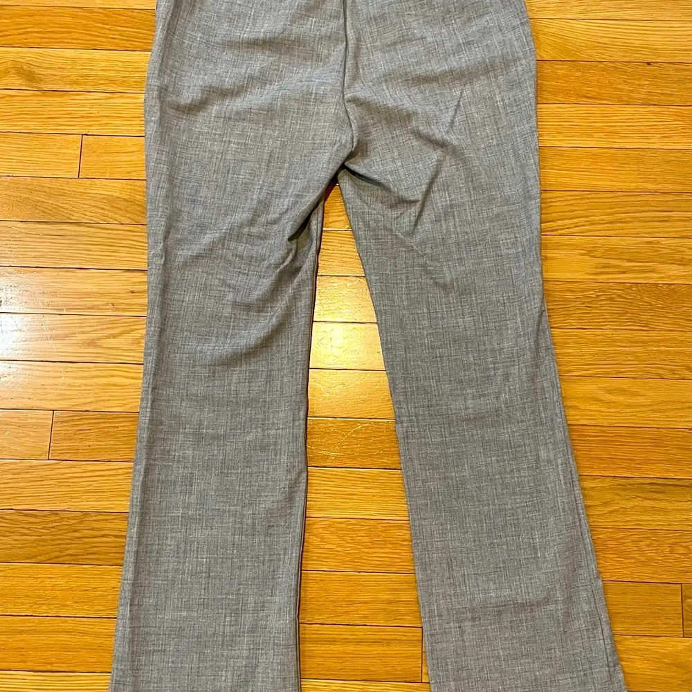 NWOT NINE WEST light gray barely boot cut, midrise pants. - Picture 6 of 7